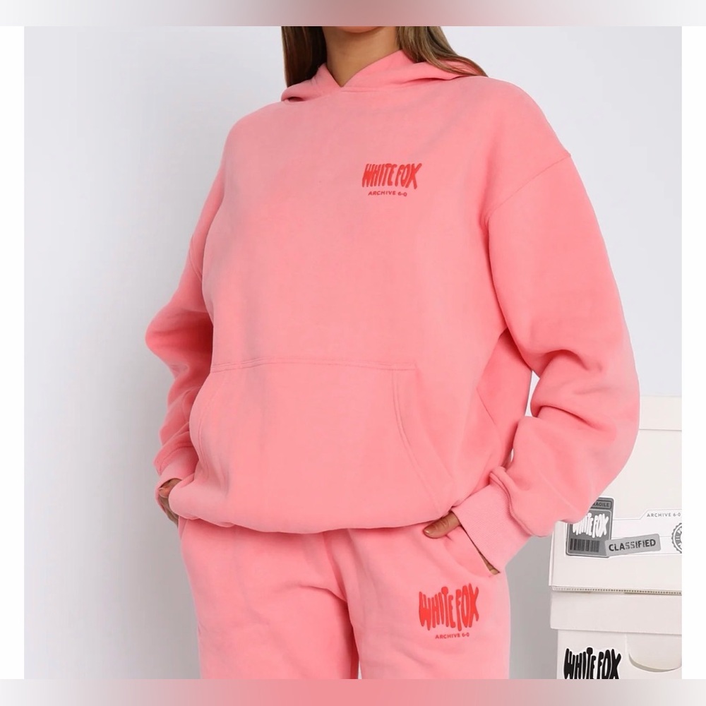 White Fox Archive 6.0 Oversized Hoodie Melon - Picture 2 of 5